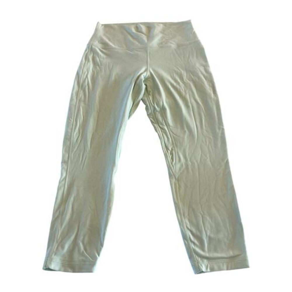 Lululemon‎ Align High-Rise Crop Leggings Size 10 in Creamy Mint - Picture 3 of 13
